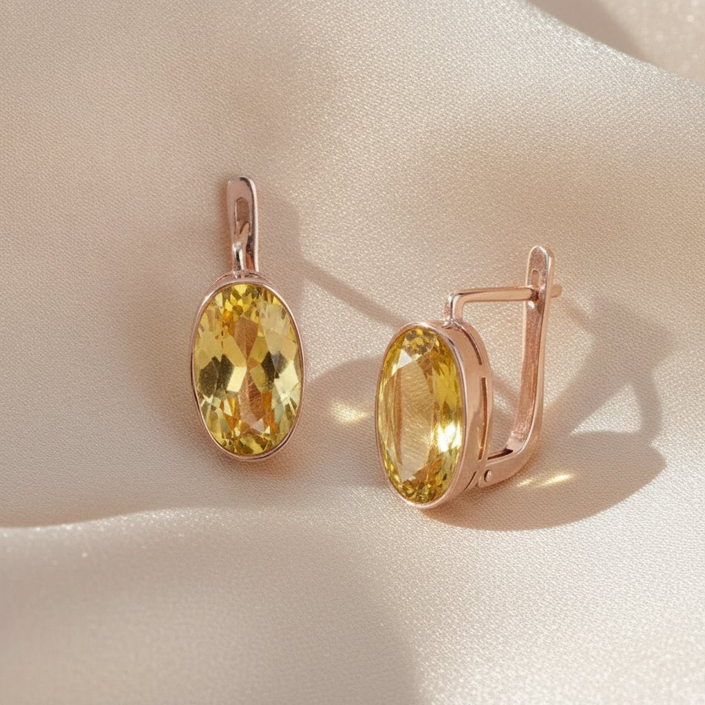 Fleur Crystal Earrings