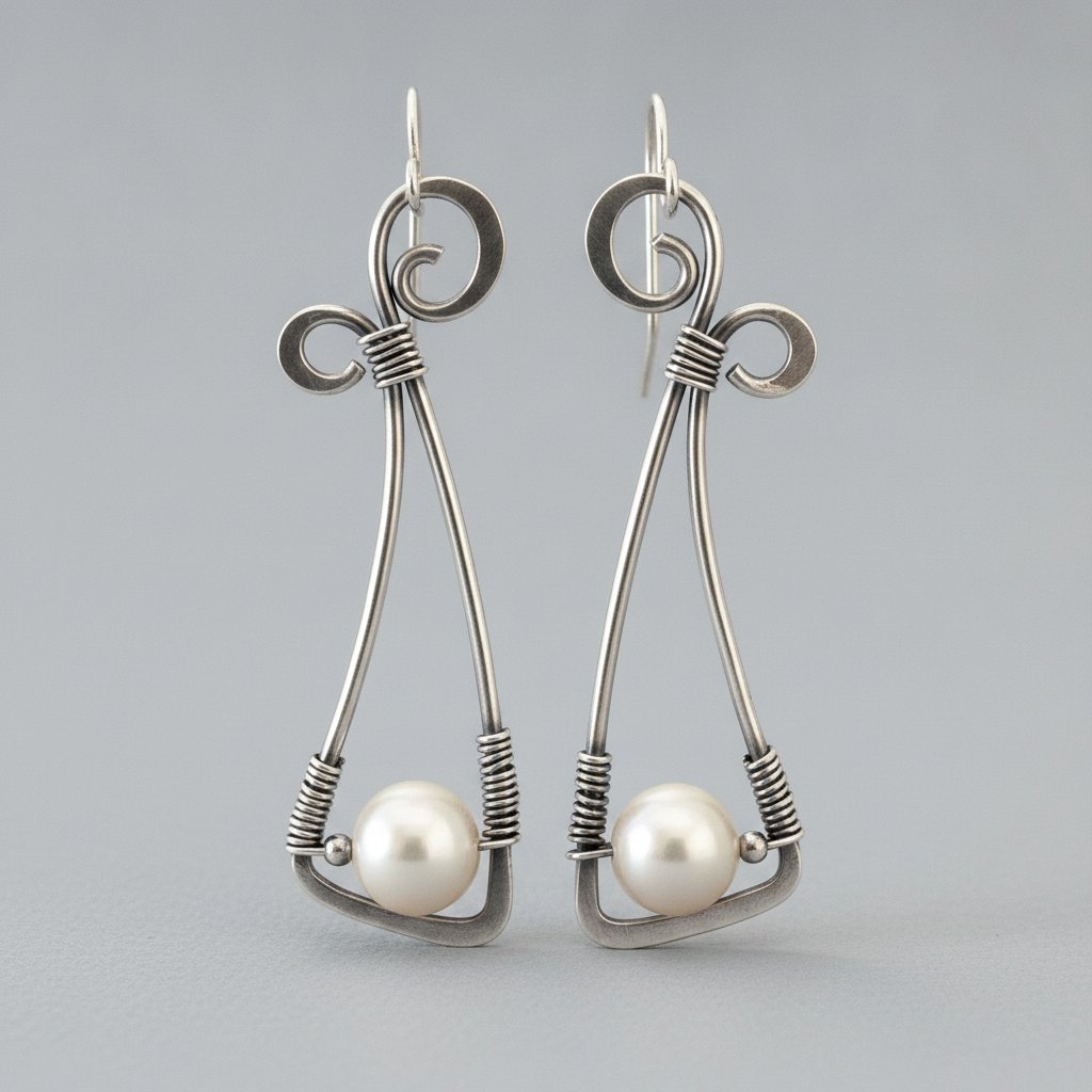Fleur Pearl Earrings
