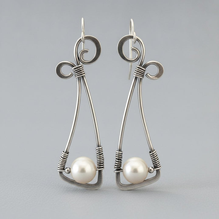 Fleur Pearl Earrings