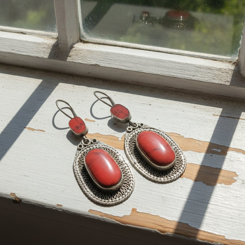 Fleur Vintage Earrings