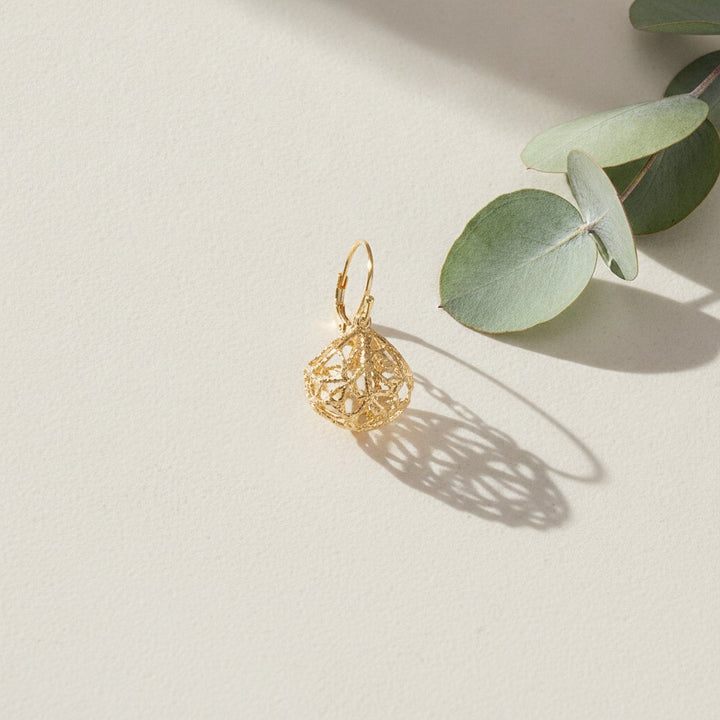 Fleur Gold Earrings
