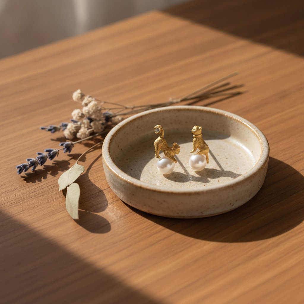 Fleur Pearl Earrings