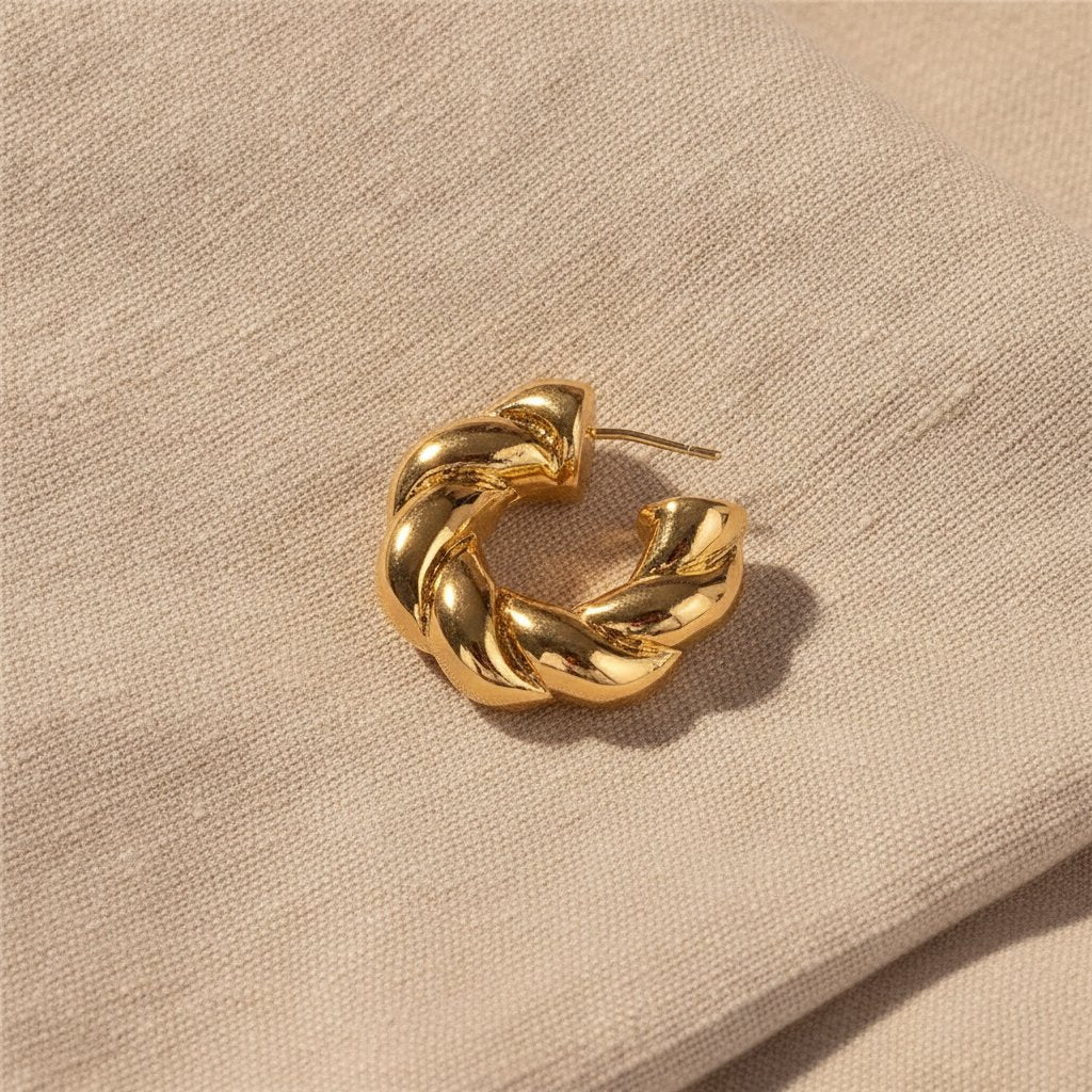 Fleur Gold Earrings