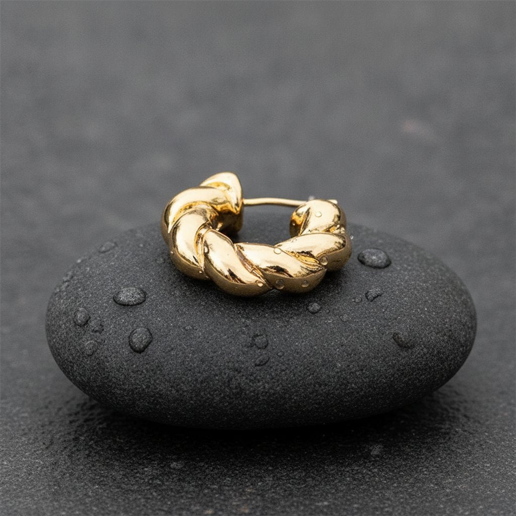 Fleur Gold Earrings