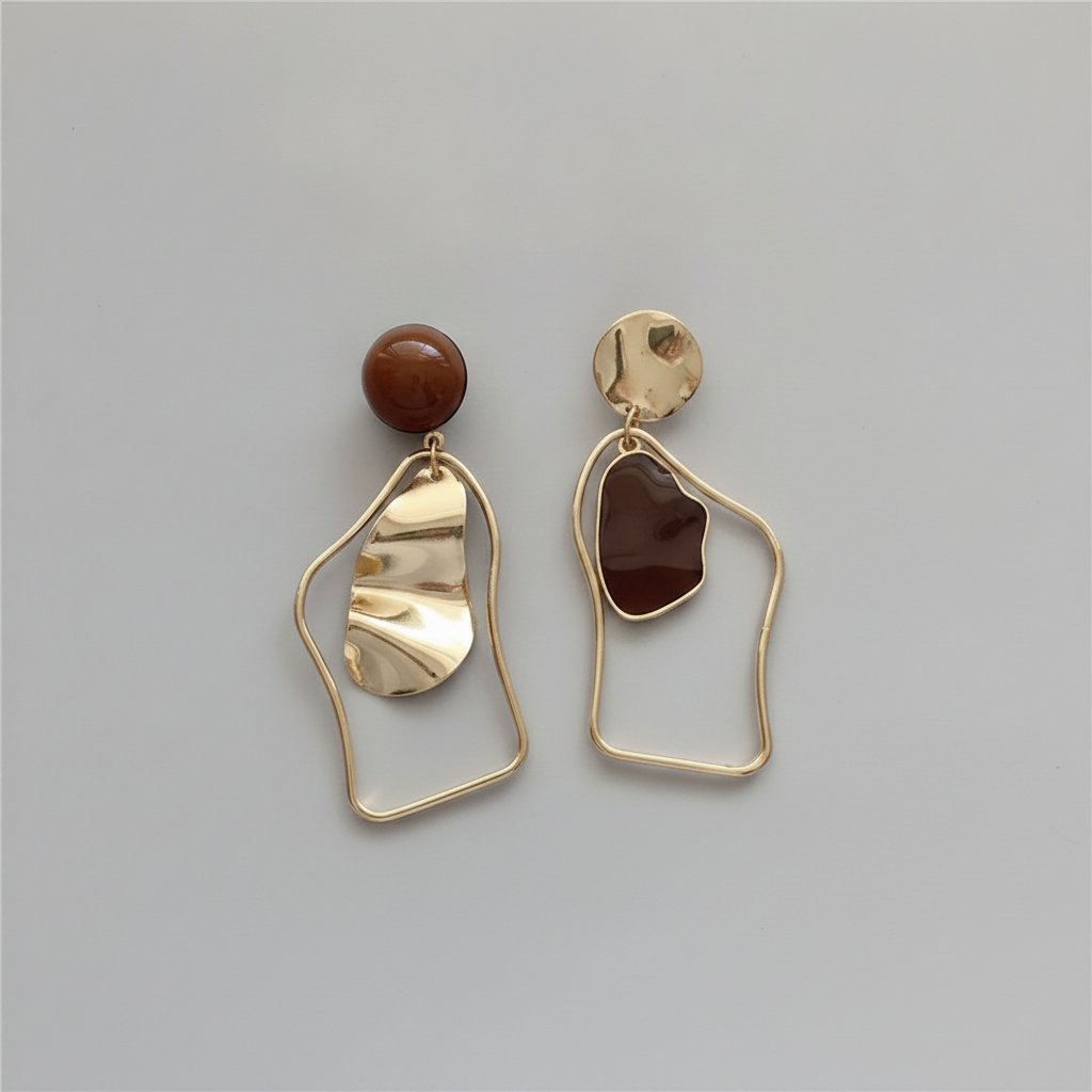 Fleur Gold Earrings
