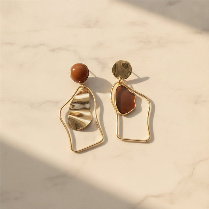 Fleur Gold Earrings