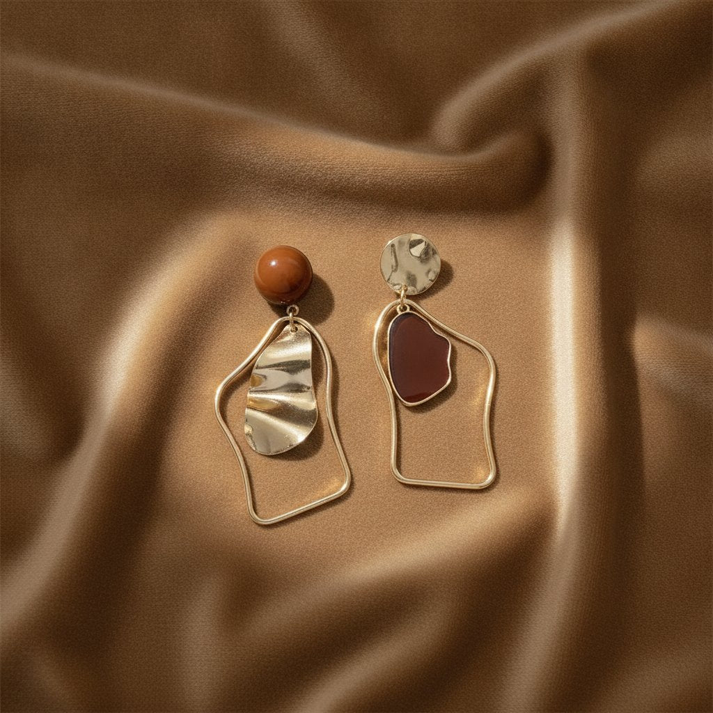 Fleur Gold Earrings