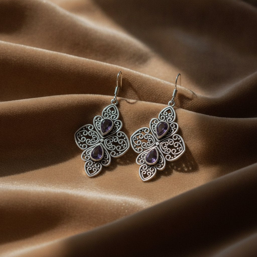 Fleur Crystal Earrings