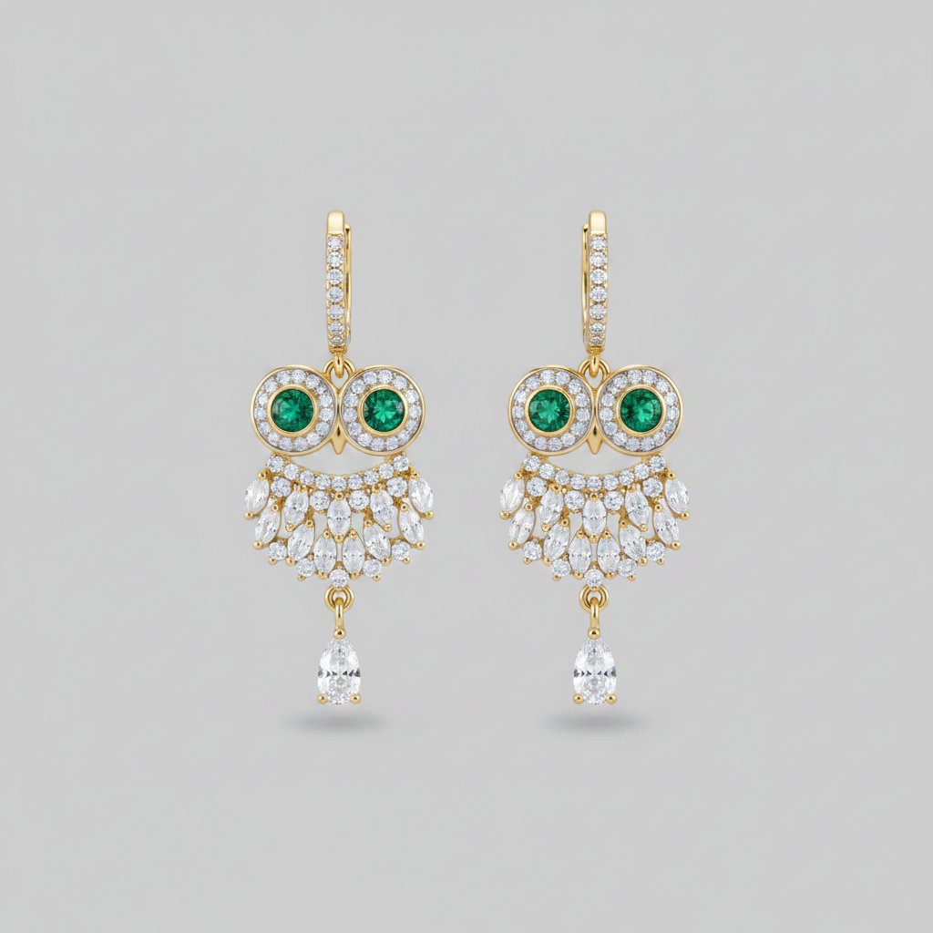 Fleur Zirconia Earrings