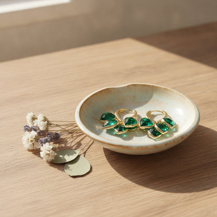 Fleur Gold Earrings