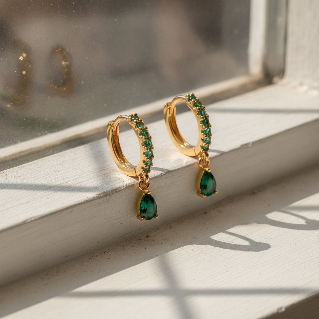 Fleur Zirconia Earrings