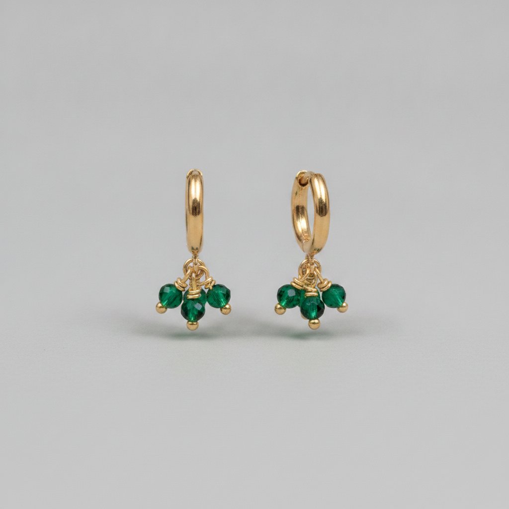 Fleur Crystal Earrings