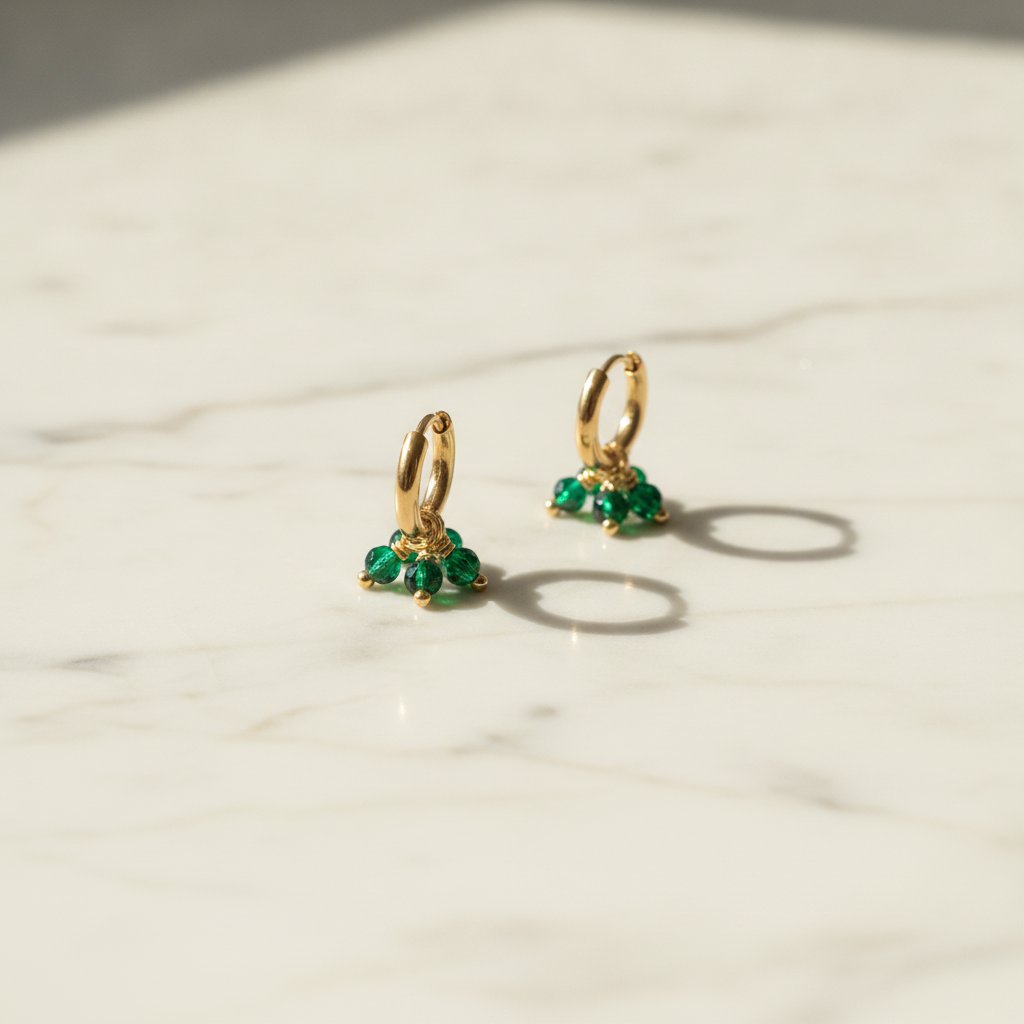 Fleur Crystal Earrings