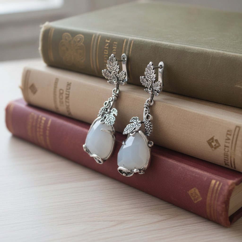 Fleur Silver Earrings