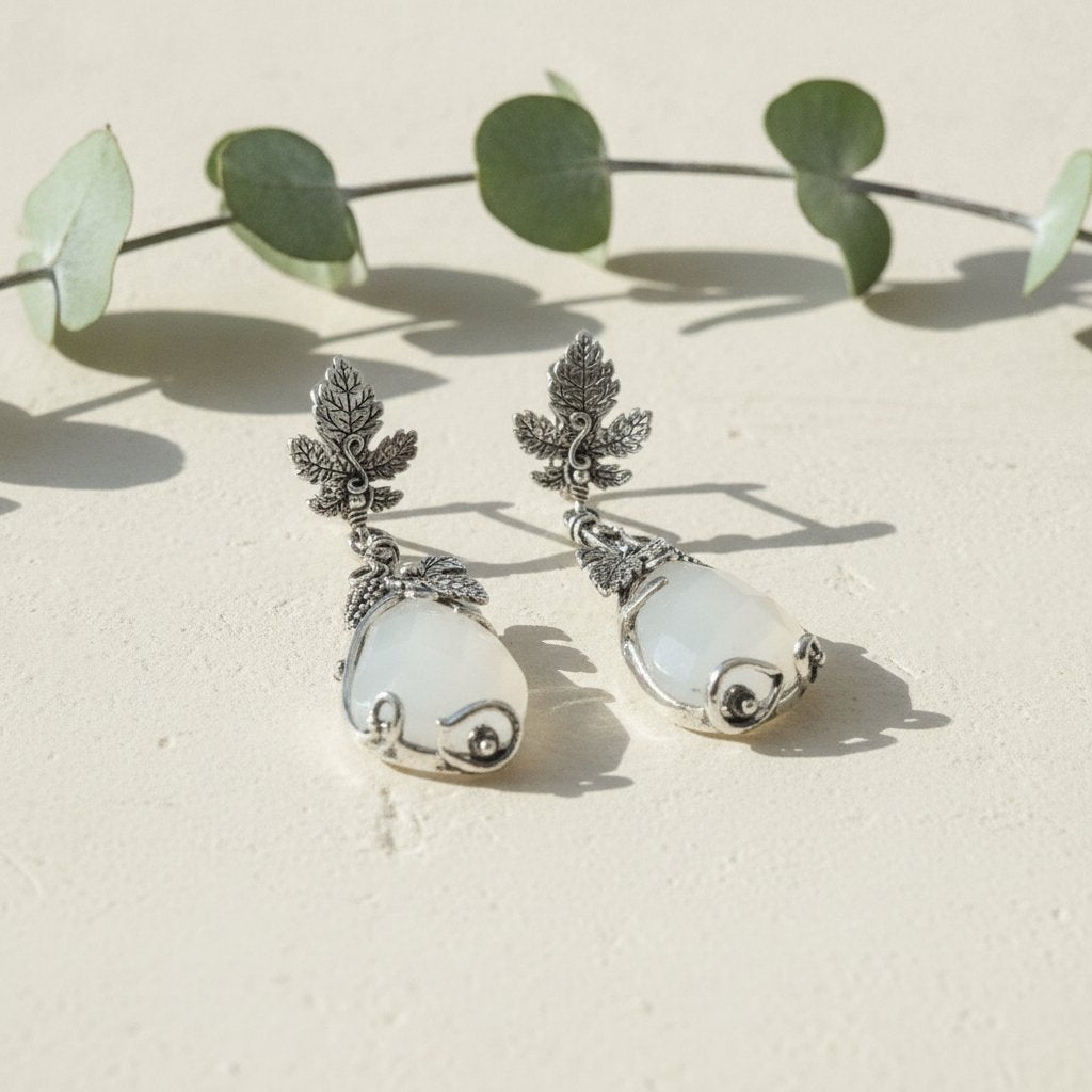Fleur Silver Earrings