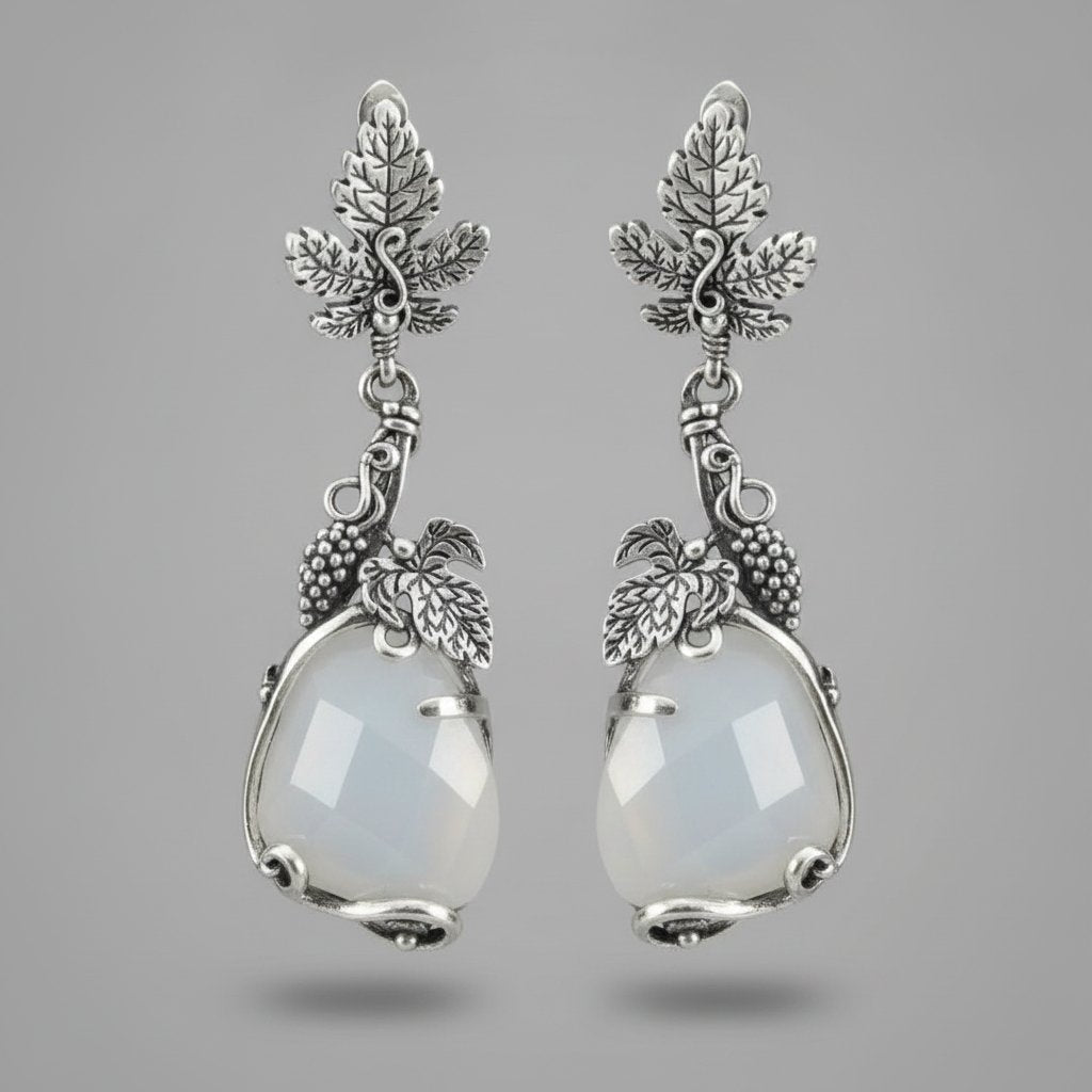Fleur Silver Earrings