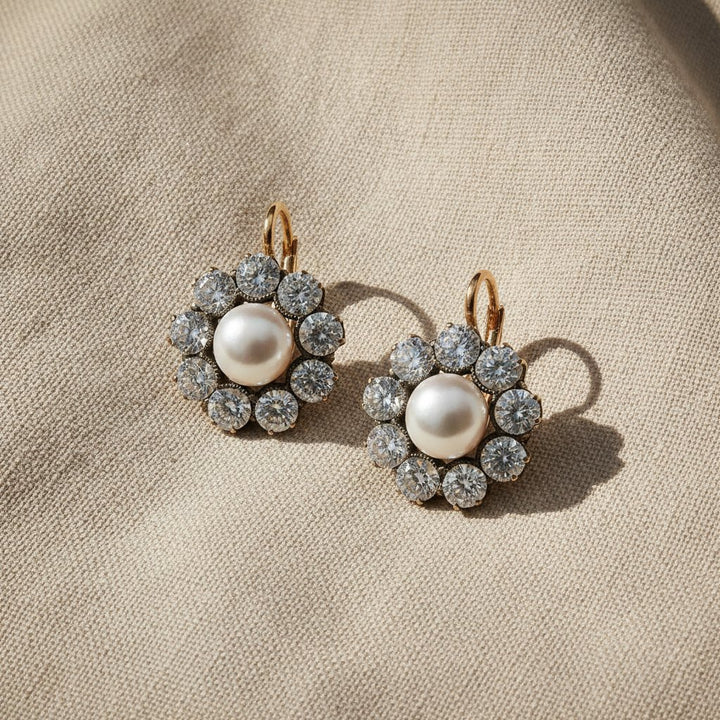 Fleur Pearl Earrings