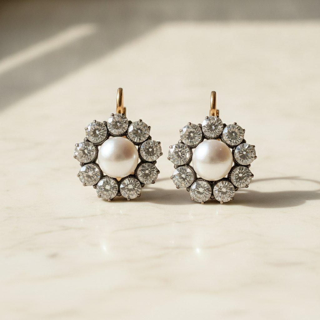 Fleur Pearl Earrings