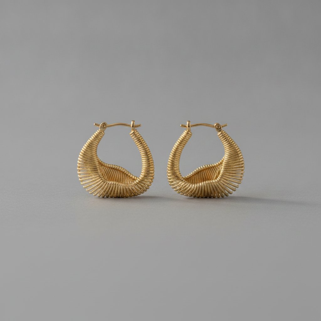 Fleur Gold Earrings