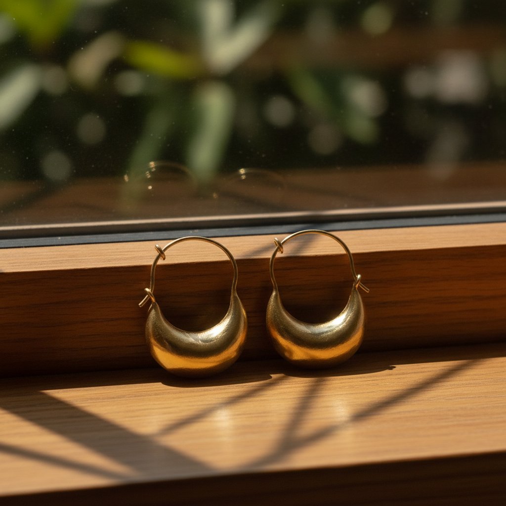 Fleur Gold Earrings