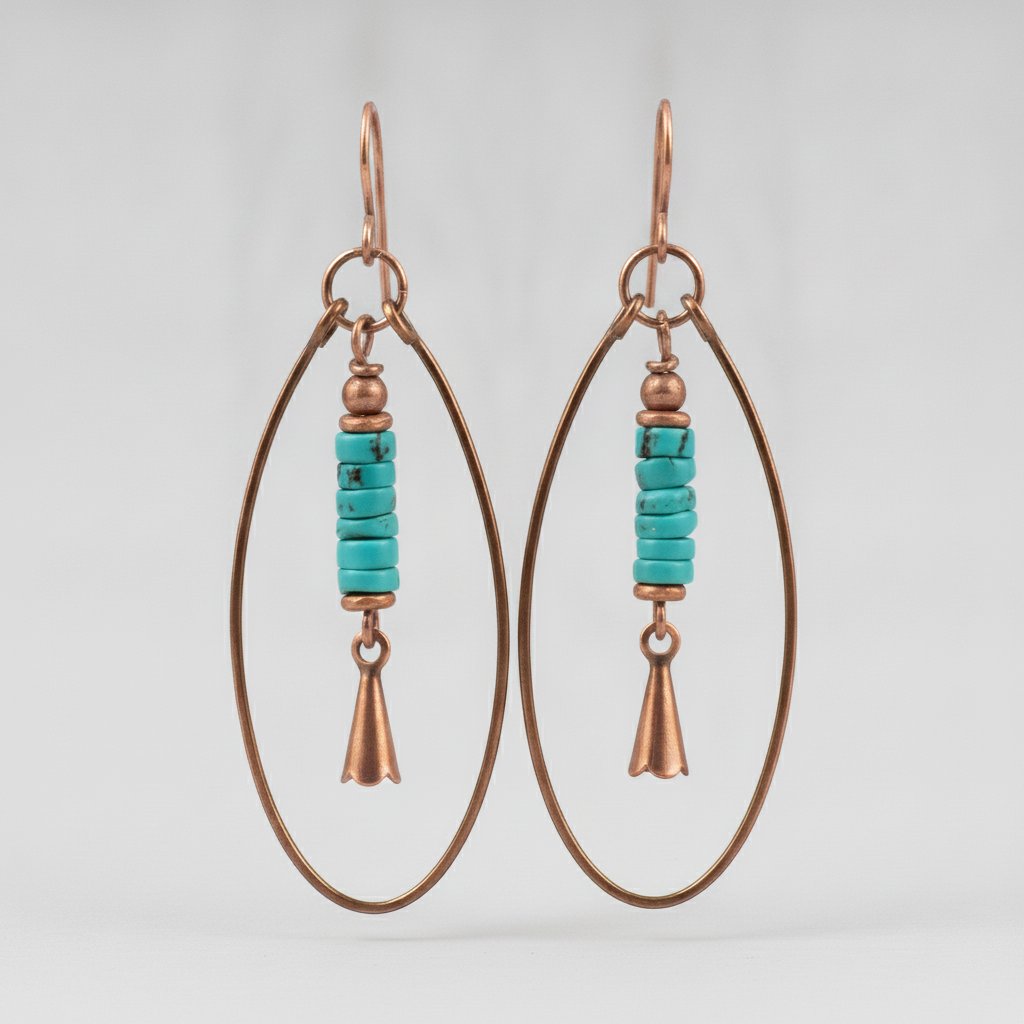 Fleur Turquoise Earrings