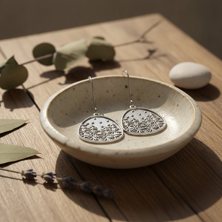 Fleur Silver Earrings