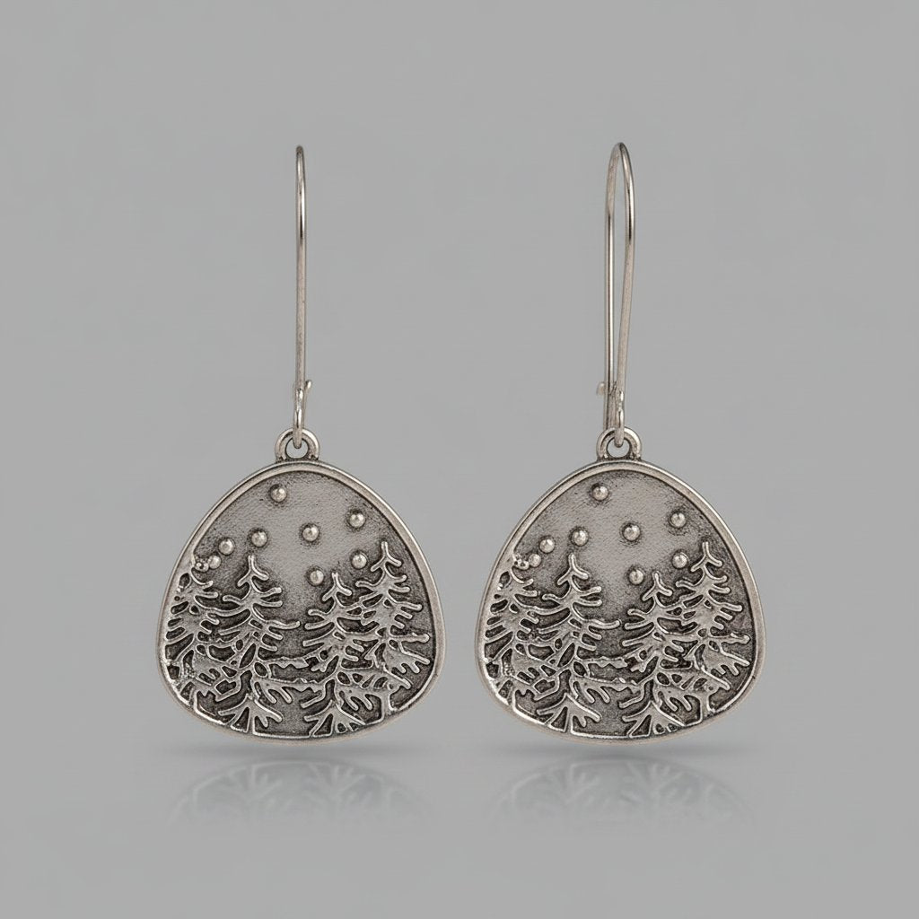 Fleur Silver Earrings