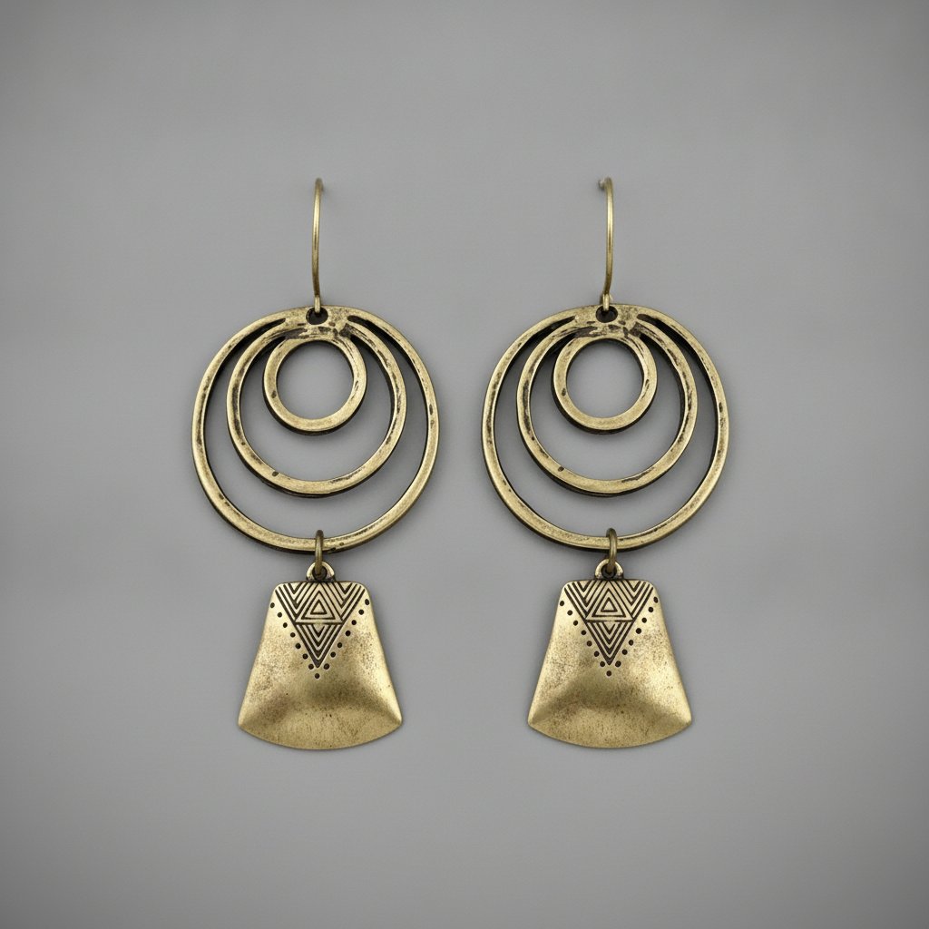 Fleur Gold Earrings