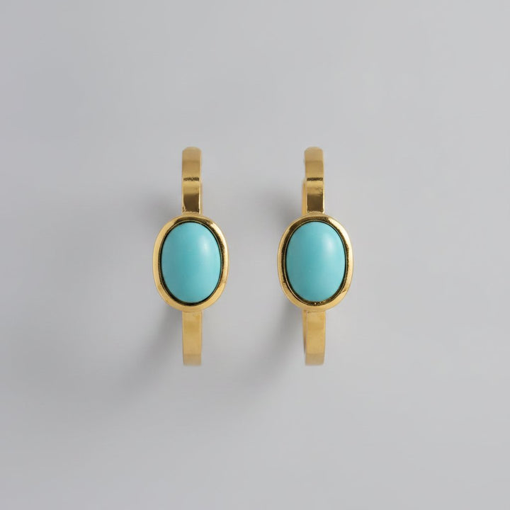 Fleur Turquoise Earrings