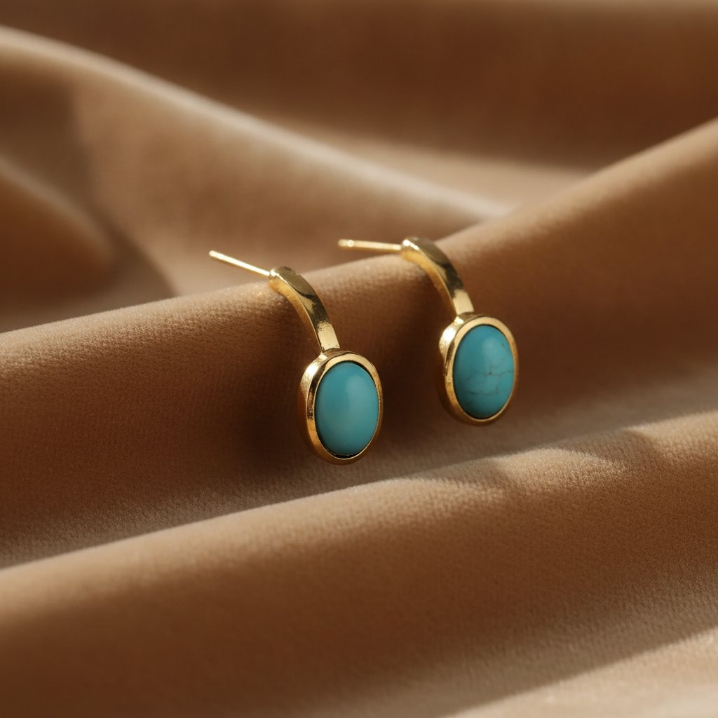 Fleur Turquoise Earrings