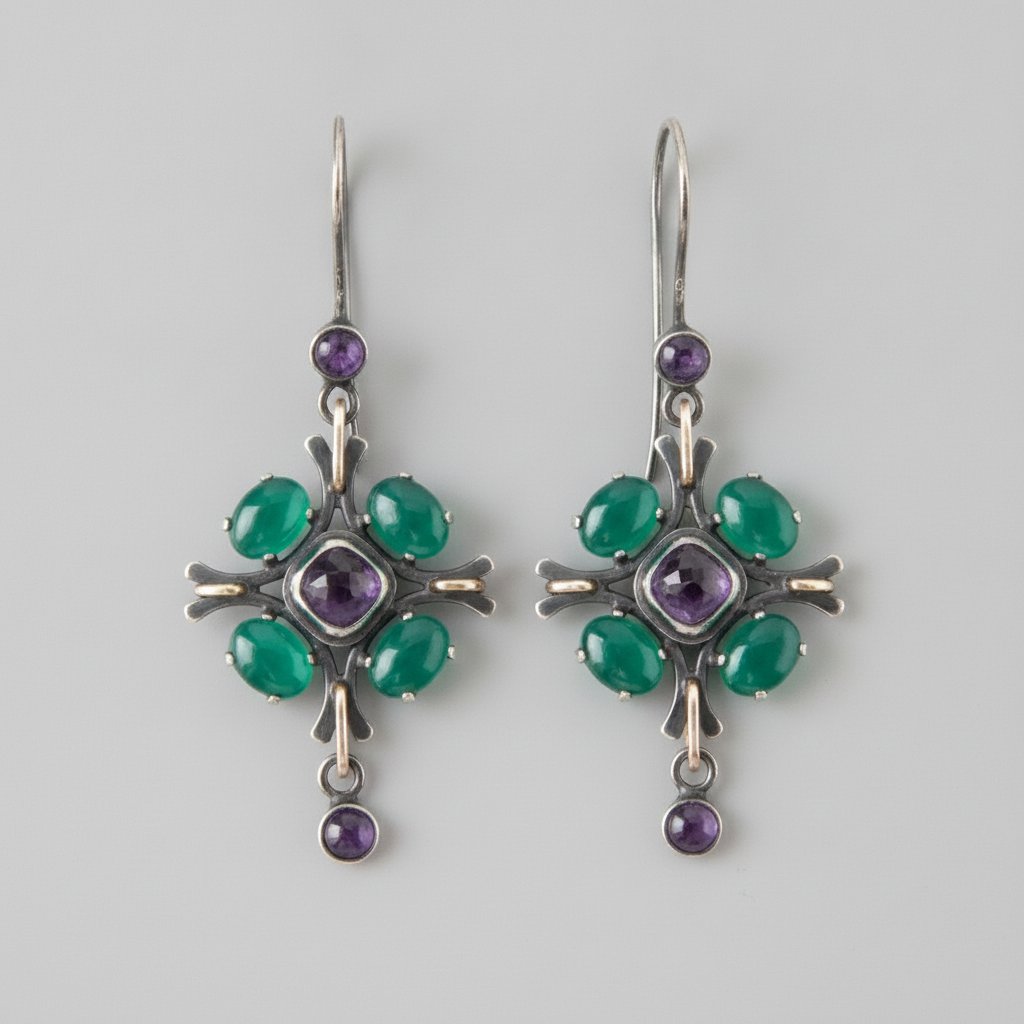 Fleur Zirconia Earrings