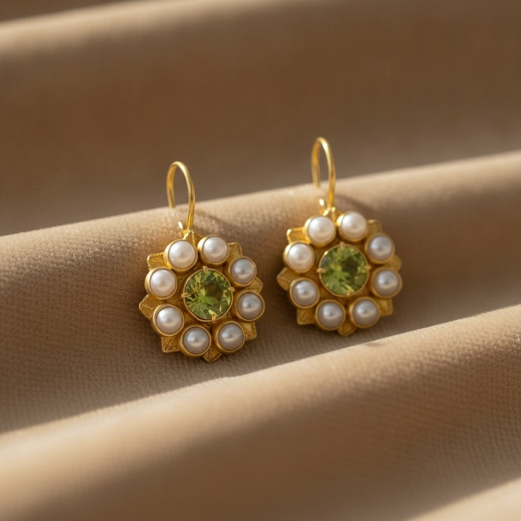 Fleur Pearl Earrings