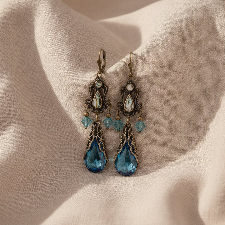 Fleur Crystal Earrings