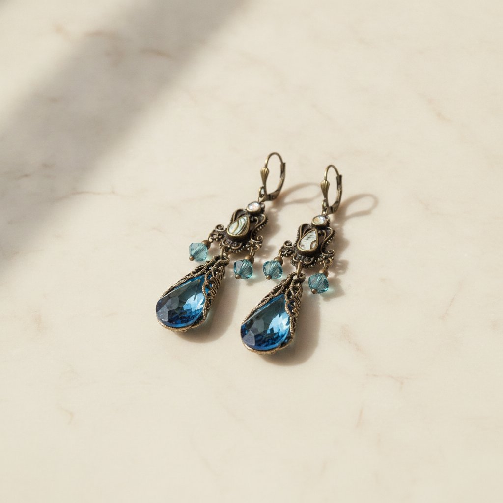 Fleur Crystal Earrings