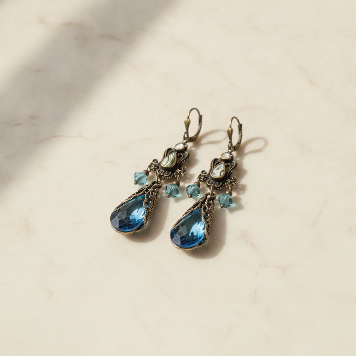 Fleur Crystal Earrings