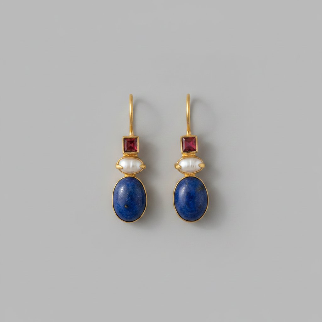 Fleur Gold Earrings