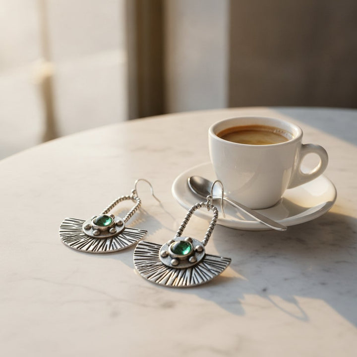 Fleur Zirconia Earrings