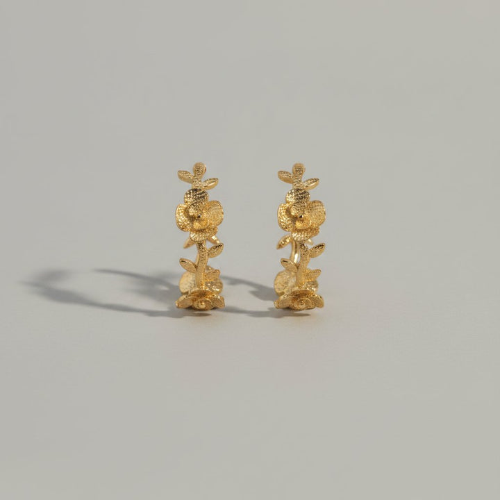 Fleur Gold Earrings
