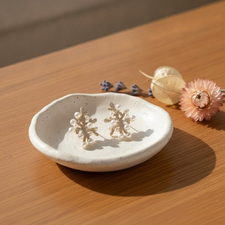 Fleur Pearl Earrings