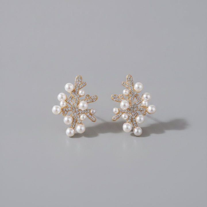 Fleur Pearl Earrings