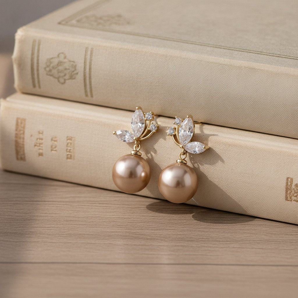 Fleur Pearl Earrings