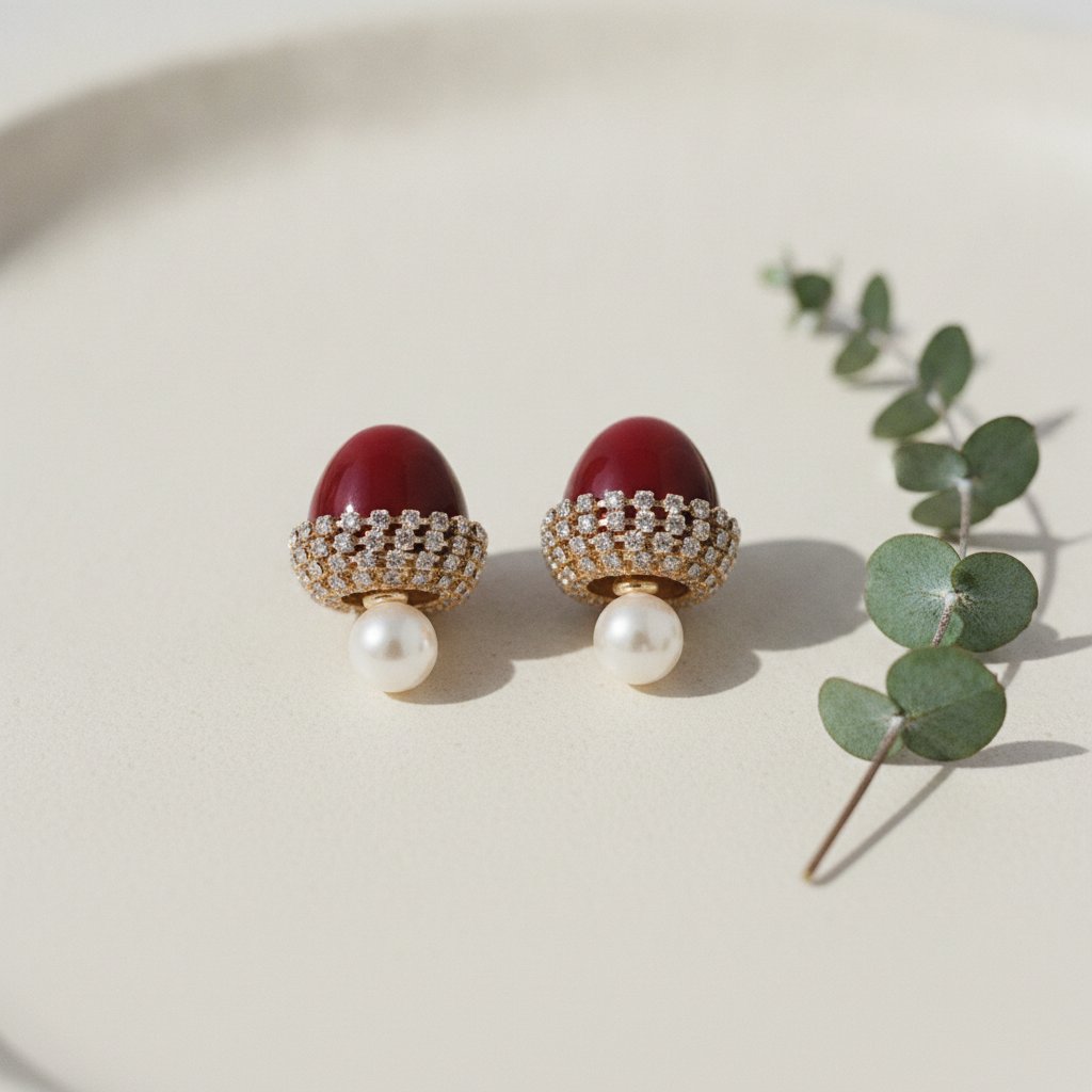 Fleur Pearl Earrings