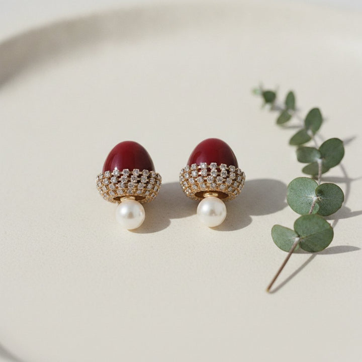 Fleur Pearl Earrings