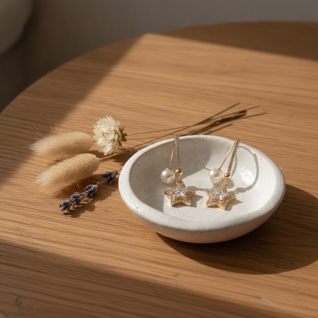Fleur Pearl Earrings