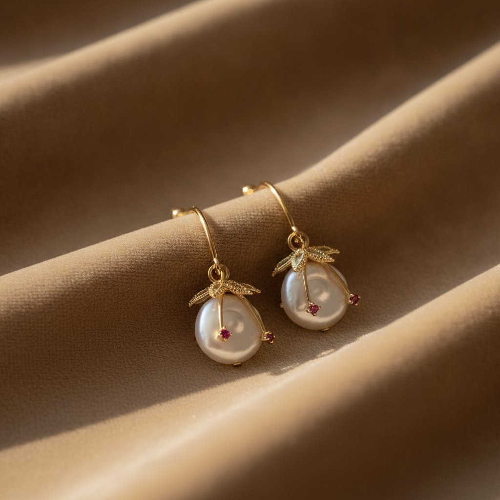 Fleur Pearl Earrings