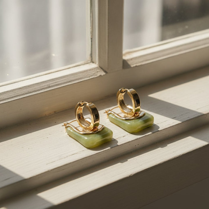 Fleur Gold Earrings