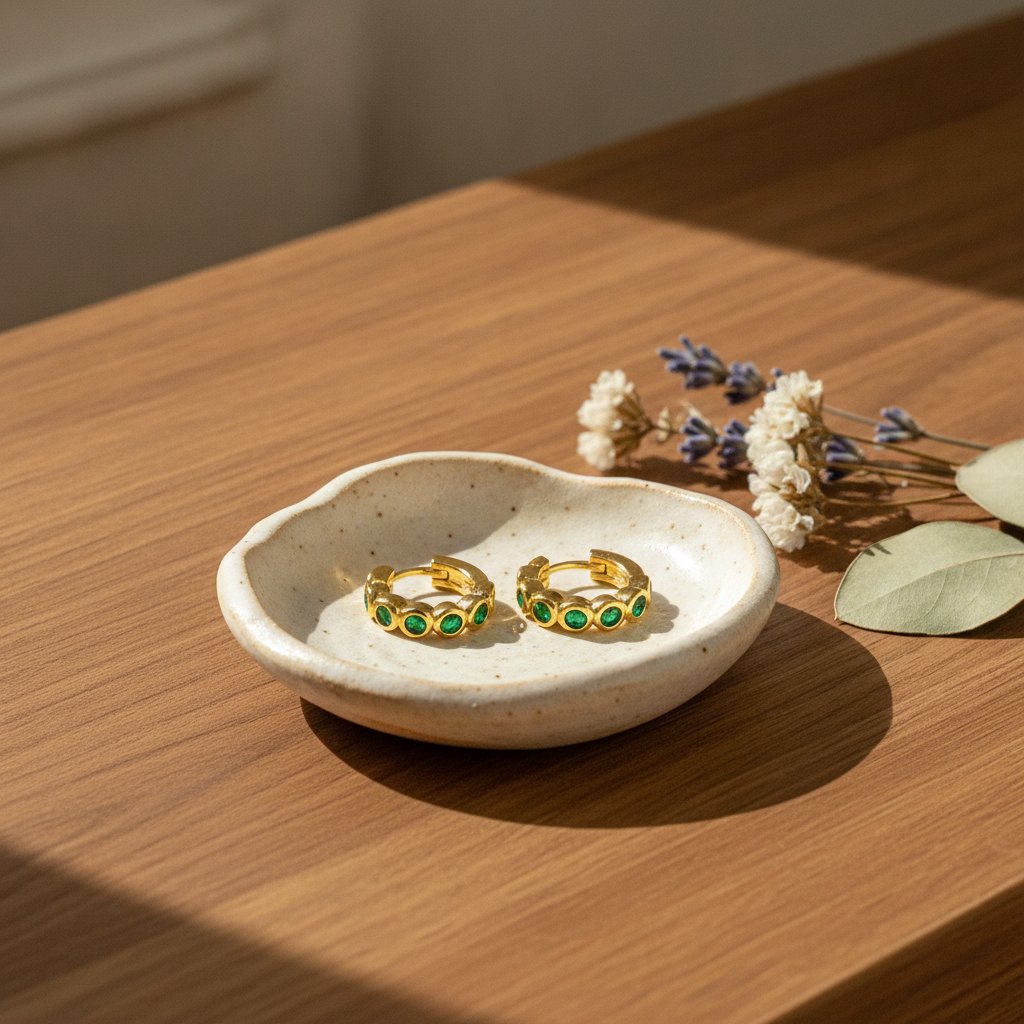 Fleur Gold Earrings