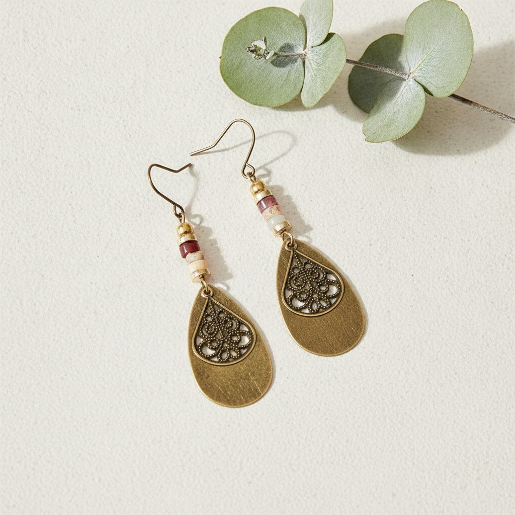 Fleur Vintage Earrings