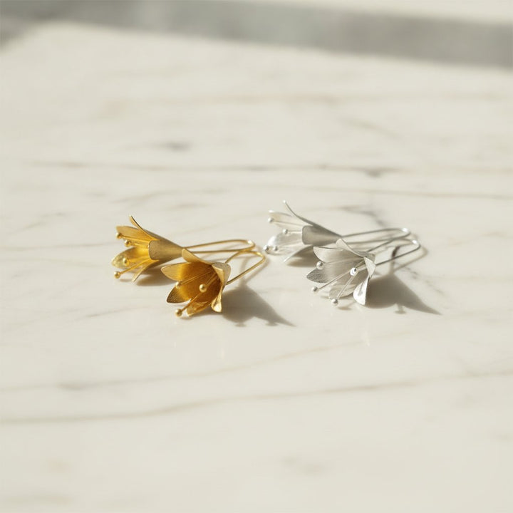 Fleur Gold Earrings