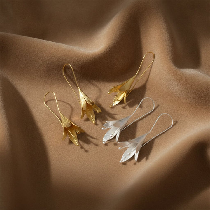 Fleur Gold Earrings
